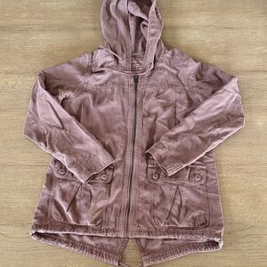 American Eagle Outfitters Dusty Pink Hooded Jacket